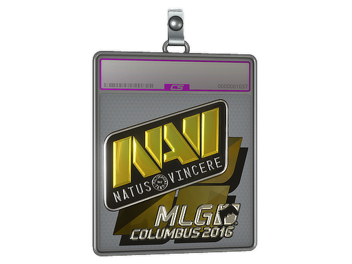 Sticker Slab Natus Vincere Foil MLG Columbus 2016
