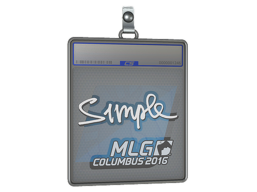Sticker Slab s1mple MLG Columbus 2016