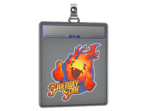 Sticker Slab Friendly Fire