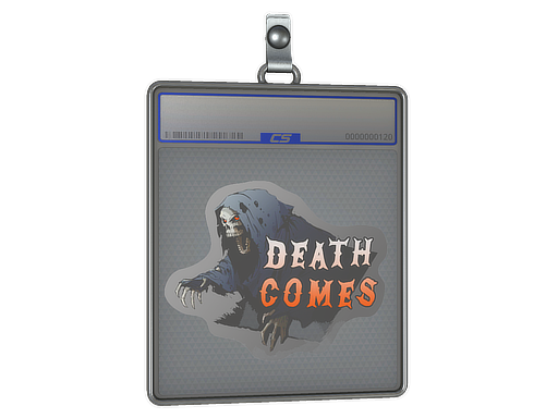 Sticker Slab Death Comes