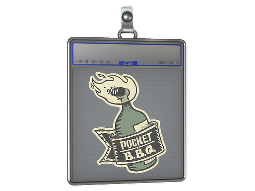 Sticker Slab Pocket BBQ