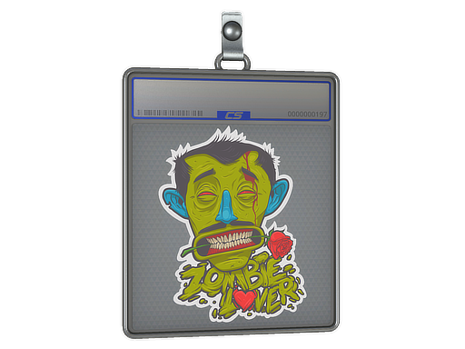 Sticker Slab Zombie Lover