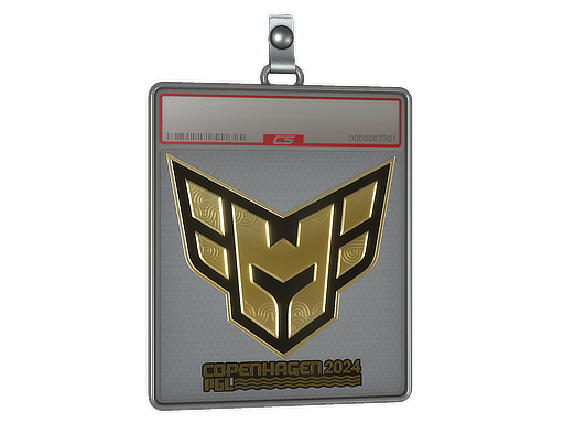 Sticker Slab Heroic Gold Copenhagen 2024