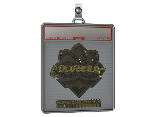 Sticker Slab coldzera Gold Copenhagen 2024