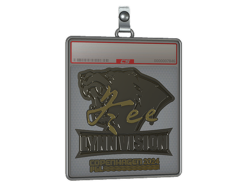 Sticker Slab Jee Gold Copenhagen 2024