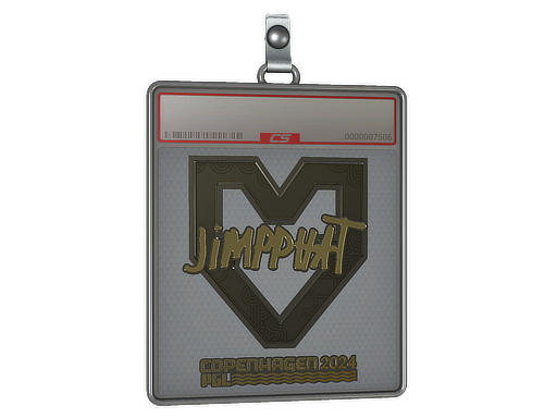 Sticker Slab Jimpphat Gold Copenhagen 2024