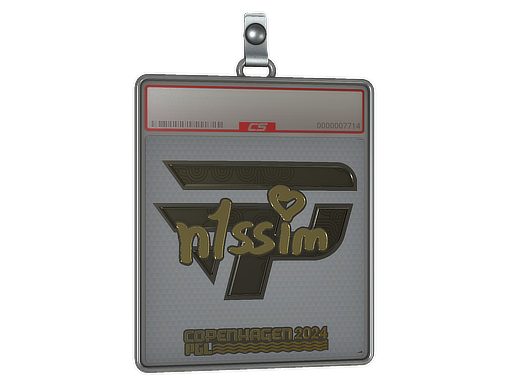 Sticker Slab n1ssim Gold Copenhagen 2024