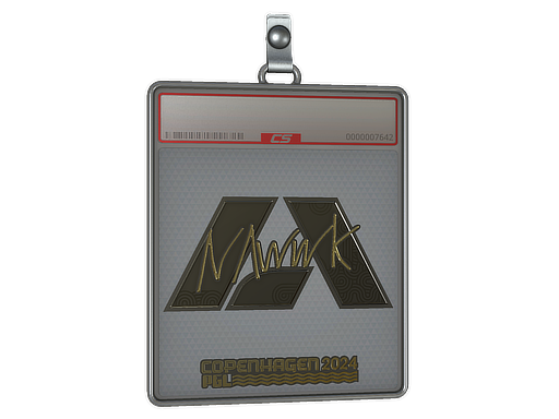Sticker Slab nawwk Gold Copenhagen 2024
