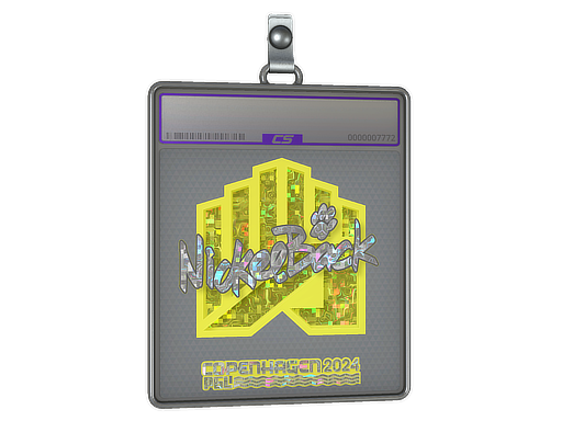 Sticker Slab NickelBack Glitter Copenhagen 2024