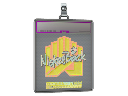 Sticker Slab NickelBack Holo Copenhagen 2024