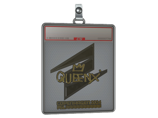 Sticker Slab Queenix Gold Copenhagen 2024