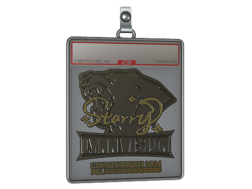 Sticker Slab Starry Gold Copenhagen 2024