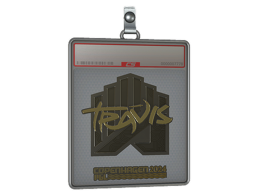 Sticker Slab TRAVIS Gold Copenhagen 2024