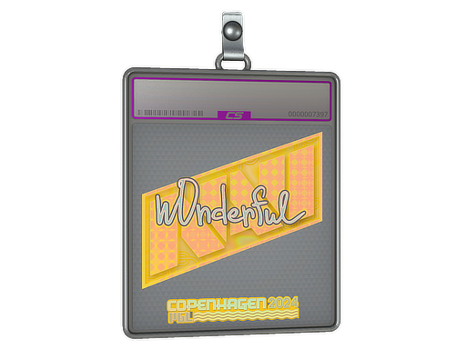 Sticker Slab w0nderful Holo Copenhagen 2024