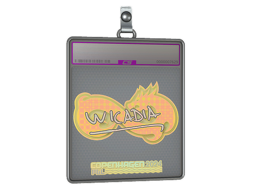 Sticker Slab Wicadia Holo Copenhagen 2024
