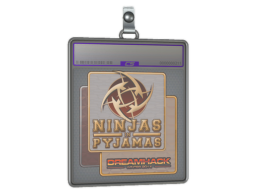 Sticker Slab Ninjas in Pyjamas Holo DreamHack 2014