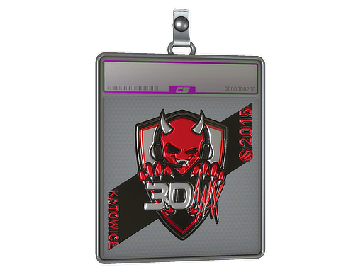 Sticker Slab 3DMAX Foil Katowice 2015