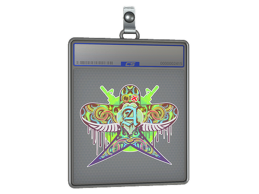 Sticker Slab Green Swallow