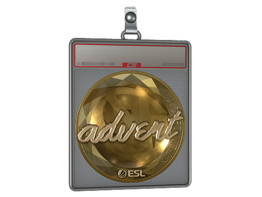 Sticker Slab advent Gold Katowice 2019