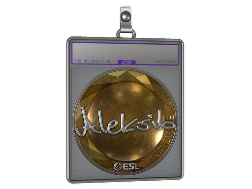 Sticker Slab Aleksib Foil Katowice 2019