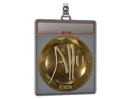 Sticker Slab allu Gold Katowice 2019