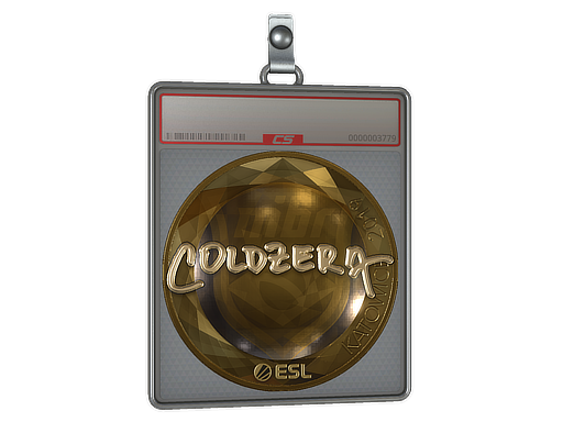 Sticker Slab coldzera Gold Katowice 2019