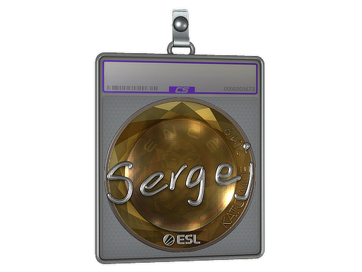 Sticker Slab sergej Foil Katowice 2019