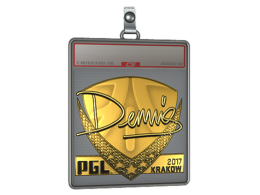 Sticker Slab dennis Gold Krakow 2017