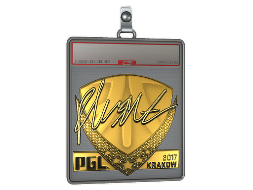 Sticker Slab flusha Gold Krakow 2017