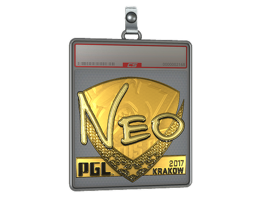 Sticker Slab NEO Gold Krakow 2017