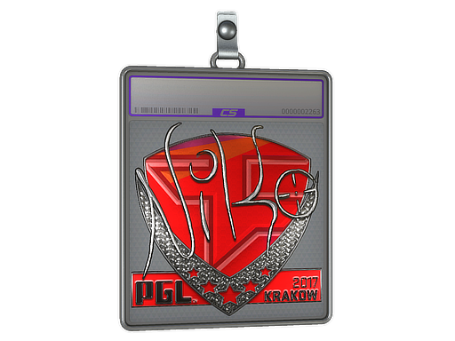 Sticker Slab NiKo Foil Krakow 2017