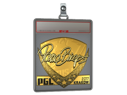 Sticker Slab pashaBiceps Gold Krakow 2017