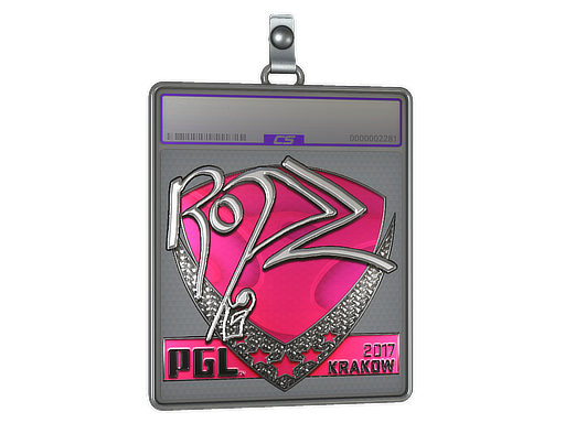 Sticker Slab ropz Foil Krakow 2017