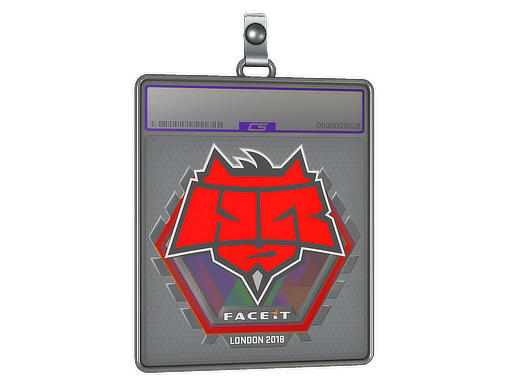 Sticker Slab HellRaisers Holo London 2018