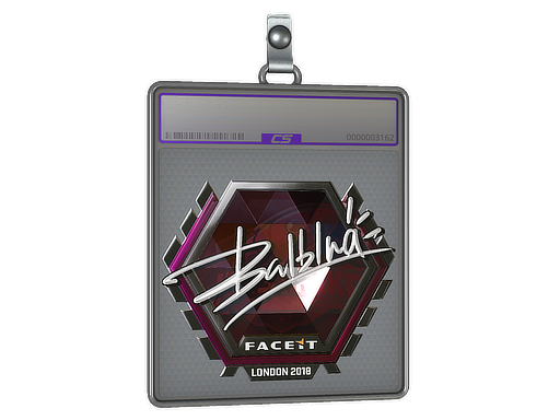 Sticker Slab balblna Foil London 2018