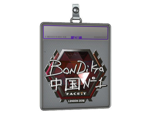 Sticker Slab bondik Foil London 2018