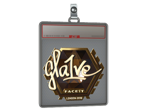 Sticker Slab gla1ve Gold London 2018