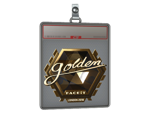 Sticker Slab Golden Gold London 2018
