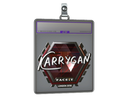 Sticker Slab karrigan Foil London 2018