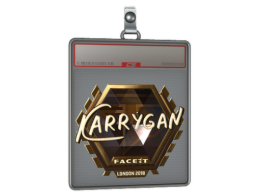 Sticker Slab karrigan Gold London 2018