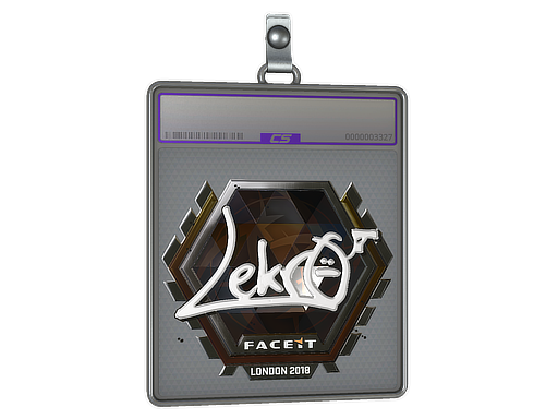 Sticker Slab Lekr0 Foil London 2018