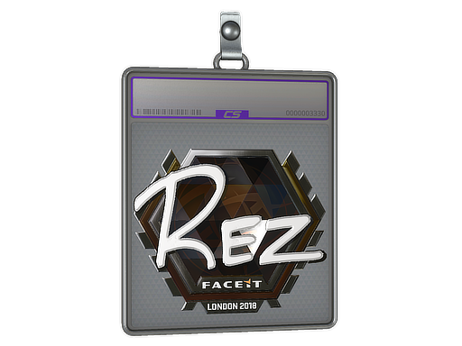 Sticker Slab REZ Foil London 2018