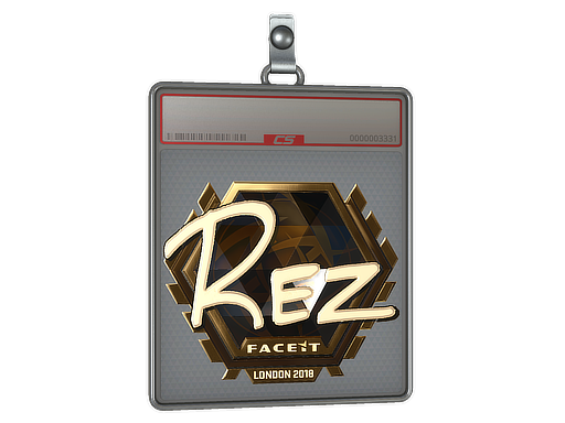 Sticker Slab REZ Gold London 2018