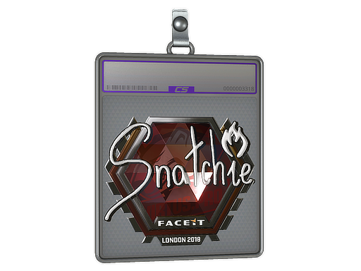Sticker Slab snatchie Foil London 2018
