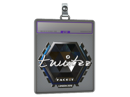 Sticker Slab Twistzz Foil London 2018