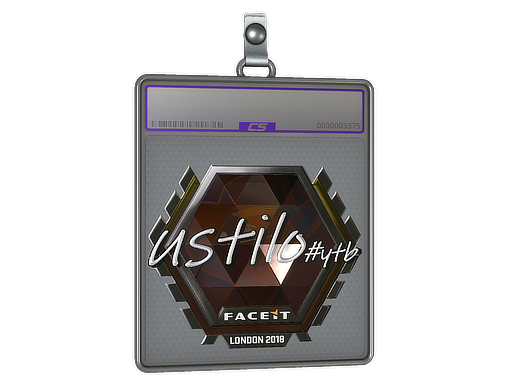 Sticker Slab USTILO Foil London 2018