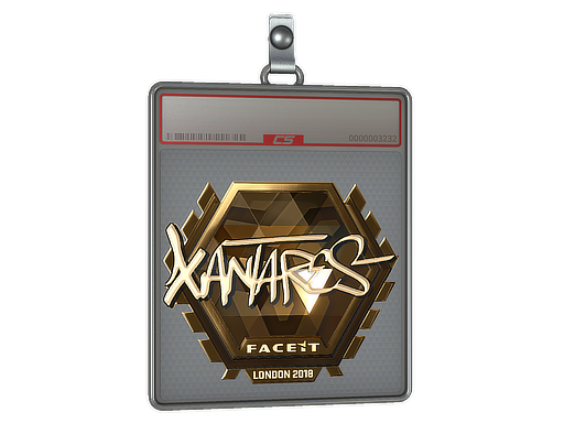 Sticker Slab XANTARES Gold London 2018