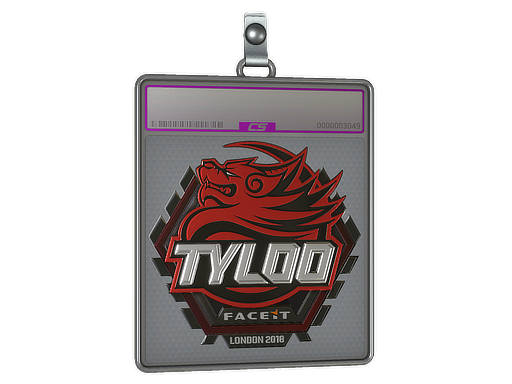 Sticker Slab Tyloo Foil London 2018