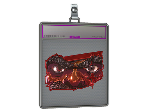 Sticker Slab Seeing Red