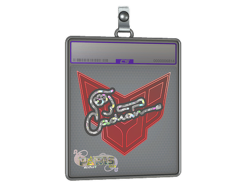 Sticker Slab cadiaN Glitter Paris 2023